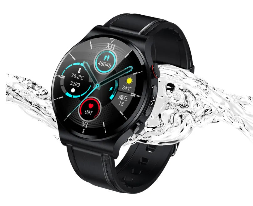 Smartwatch with Wireless Charging & ECG Monitoring